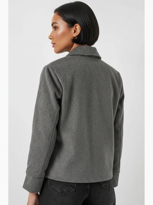 Chaqueta de motociclista cruzada con detalle de borla bdart - Kiabi