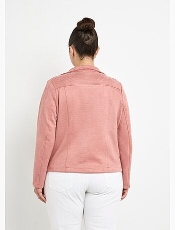 Chaqueta de motociclista de ante con cremallera - AFIBEL