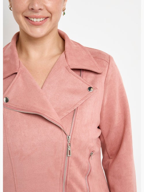 Chaqueta de motociclista de ante con cremallera - AFIBEL - Kiabi