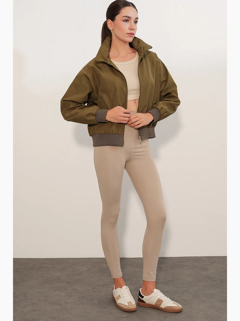 Chaqueta de mujer bdart Verde caqui - Kiabi