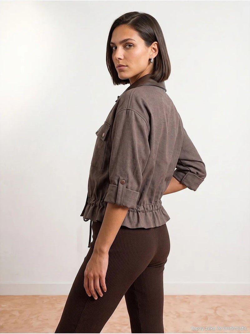 Chaqueta de mujer dilvin Gris negro - Kiabi