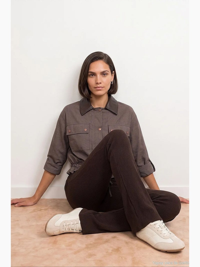 Chaqueta de mujer dilvin Gris negro - Kiabi