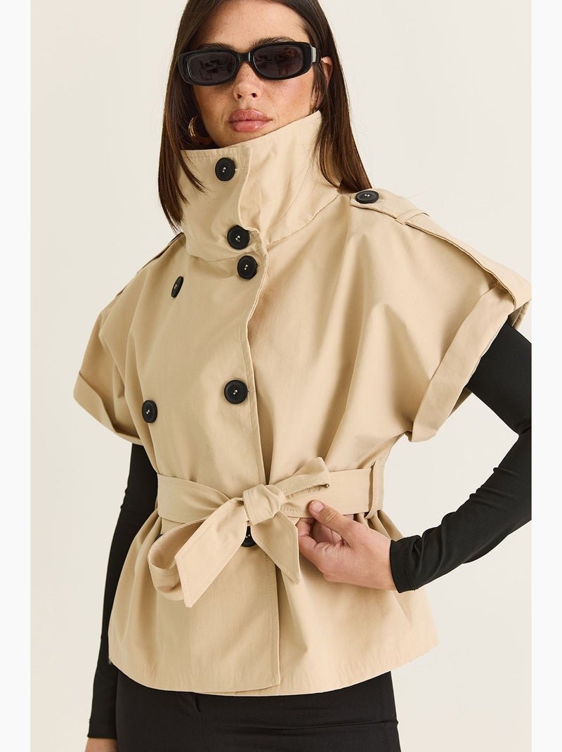 Chaqueta de mujer lucci Beige arcilla - Kiabi