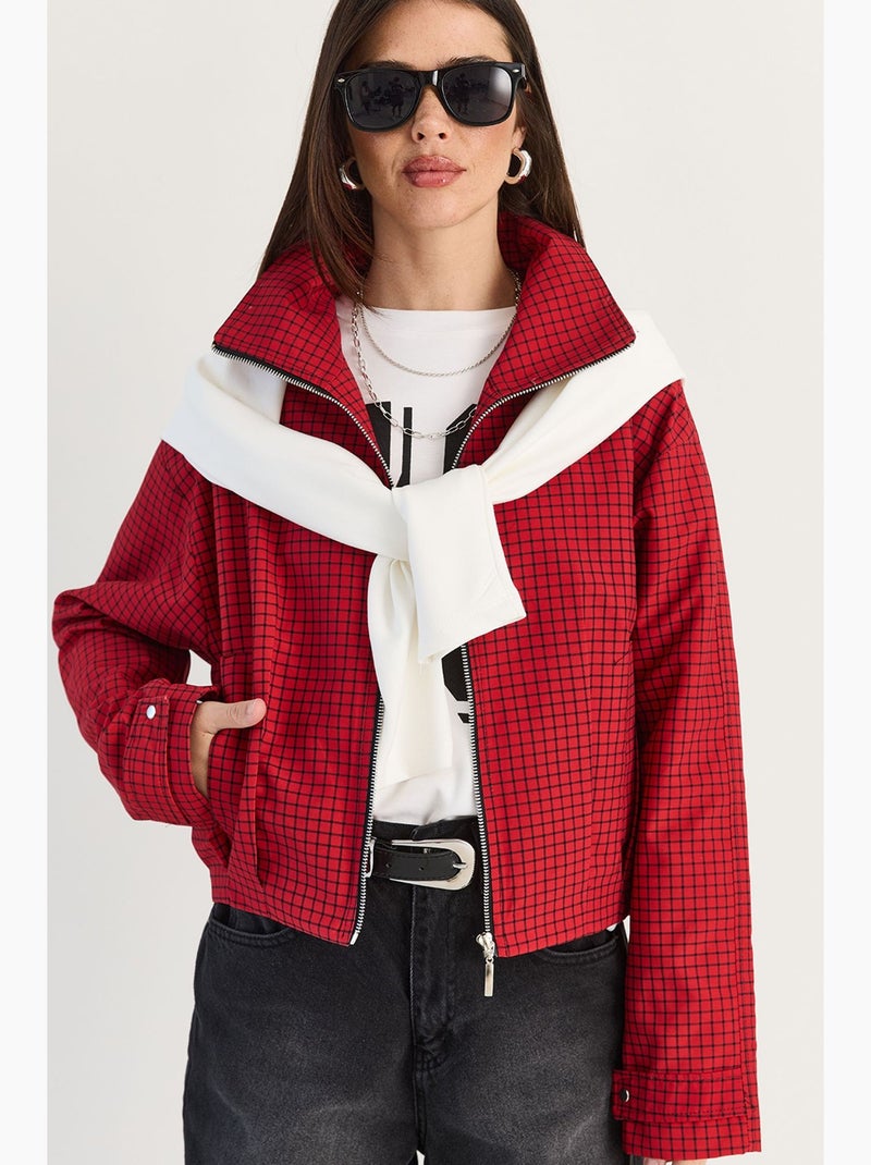 Chaqueta de mujer lucci Rojo - Kiabi