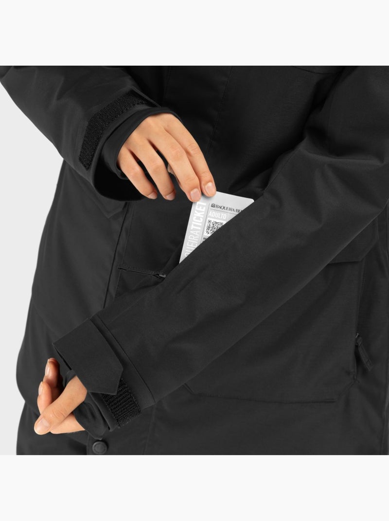 Chaqueta de nieve premium de mujer esquí y nieve mujer srx gstaad Negro - Kiabi