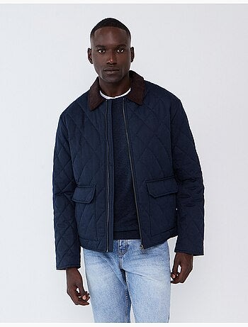 Chaqueta de pana con cuello, mo fashion