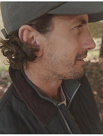Chaqueta de pana con cuello, mo fashion