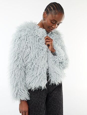 Chaqueta de piel sintética