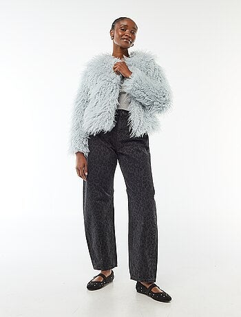 Chaqueta de piel sintética