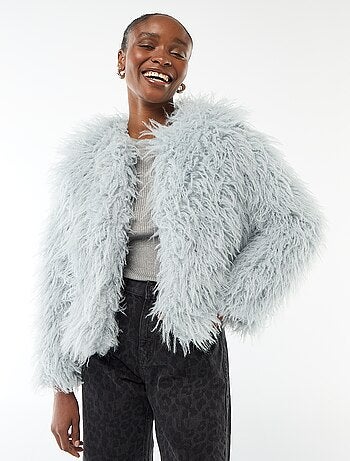 Chaqueta de piel sintética