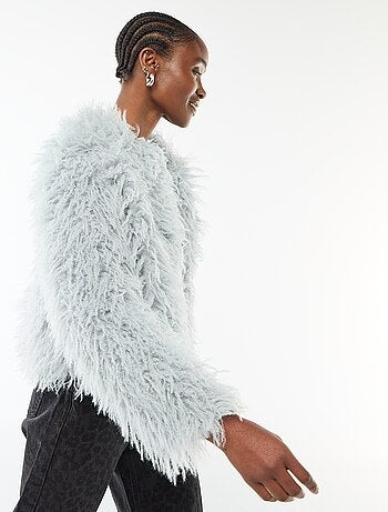 Chaqueta de piel sintética