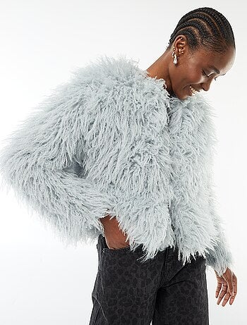 Chaqueta de piel sintética