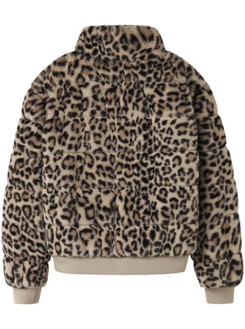 Chaqueta de pelo sintético con estampado para niña name it - Kiabi Chaqueta de pelo sintético con estampado para niña name it - Kiabi
