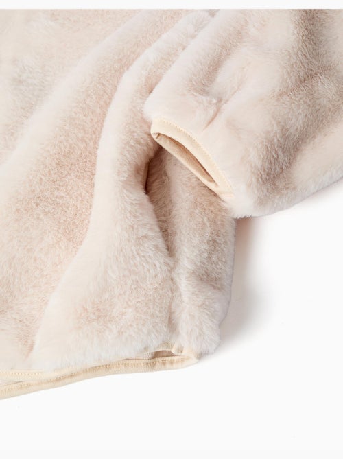 Chaqueta de peluche con capucha y bolsillos - Kiabi Chaqueta de peluche con capucha y bolsillos - Kiabi