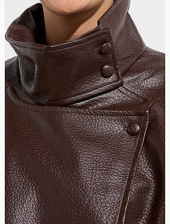 Chaqueta de piel sintética de inspiración vintage - AFIBEL