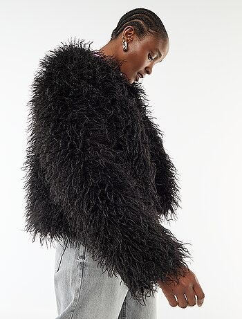 Chaqueta de piel sintética