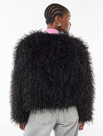 Chaqueta de piel sintética