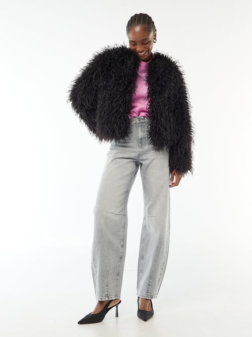 Chaqueta de piel sintética - Kiabi