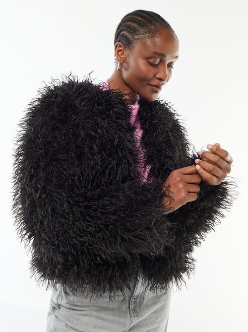 Chaqueta de piel sintética - Kiabi