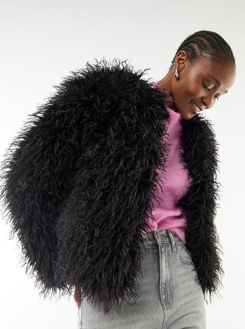 Chaqueta de piel sintética - Kiabi