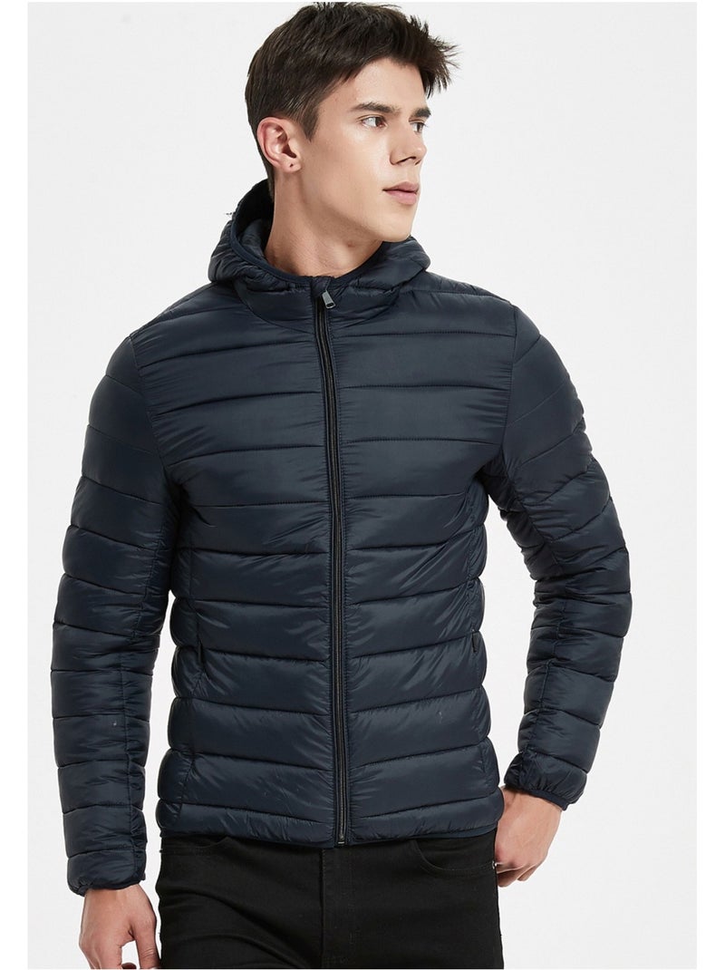 Chaqueta de pluma Kebello Azul marino - Kiabi