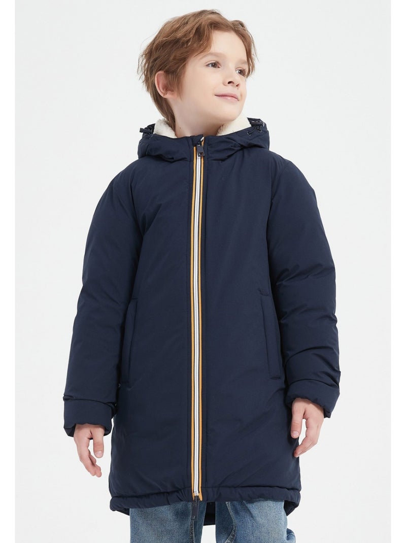 Chaqueta de pluma kebello Azul marino - Kiabi