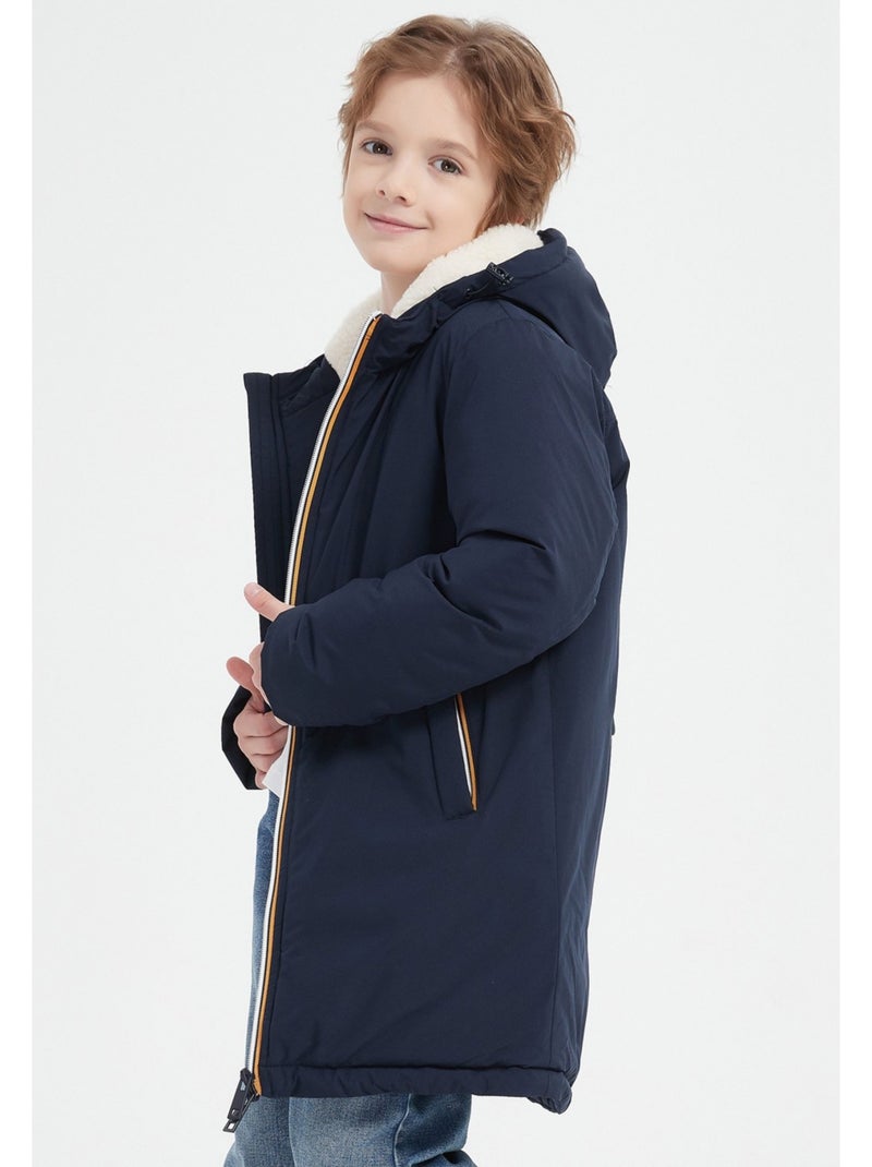Chaqueta de pluma kebello Azul marino - Kiabi