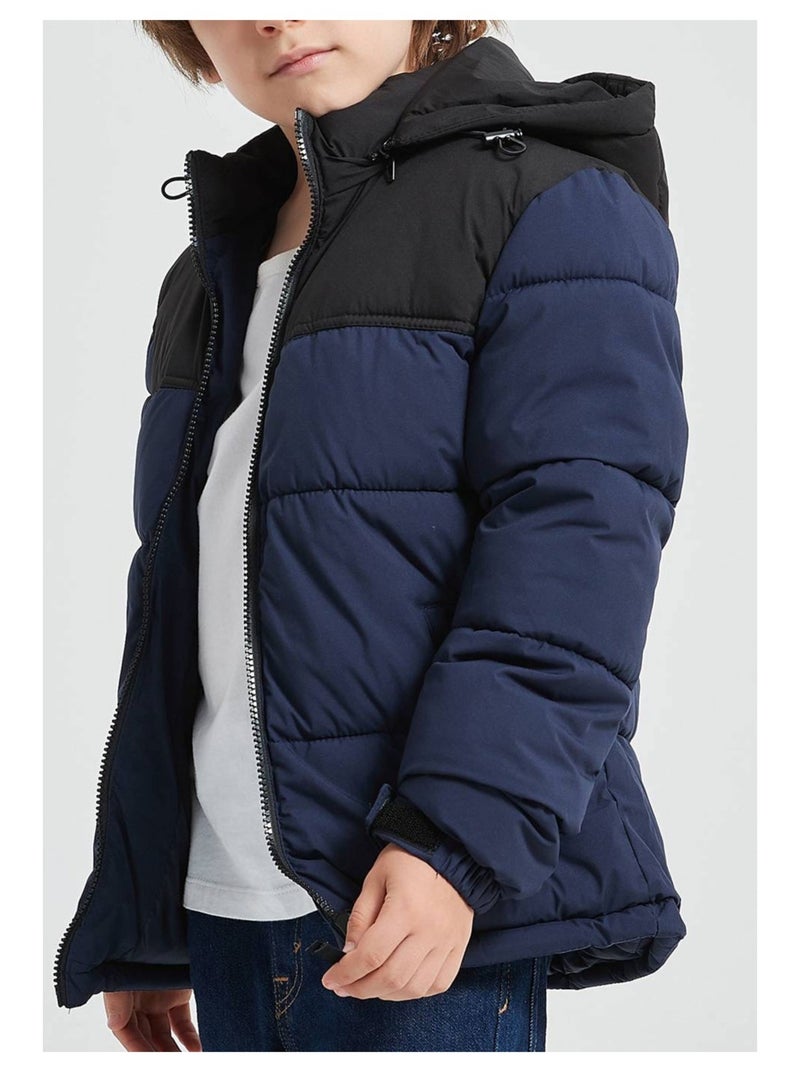 Chaqueta de pluma Kebello Azul marino - Kiabi