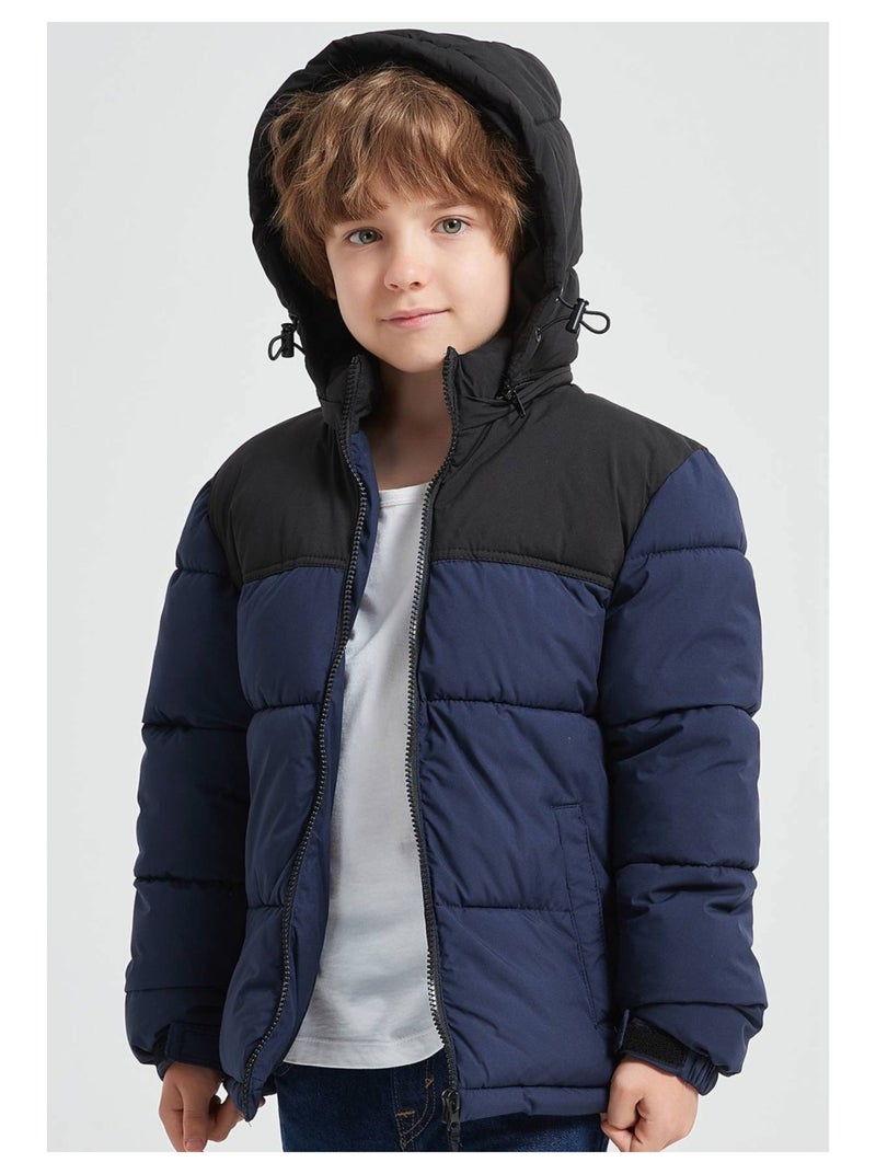 Chaqueta de pluma Kebello Azul marino - Kiabi