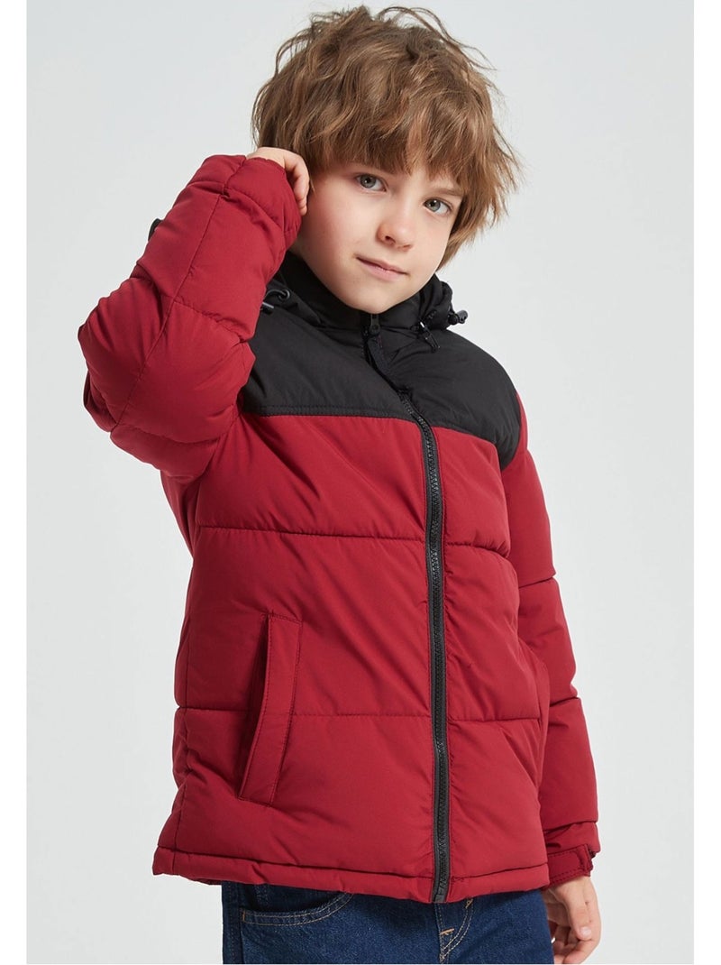 Chaqueta de pluma Kebello Burdeos - Kiabi