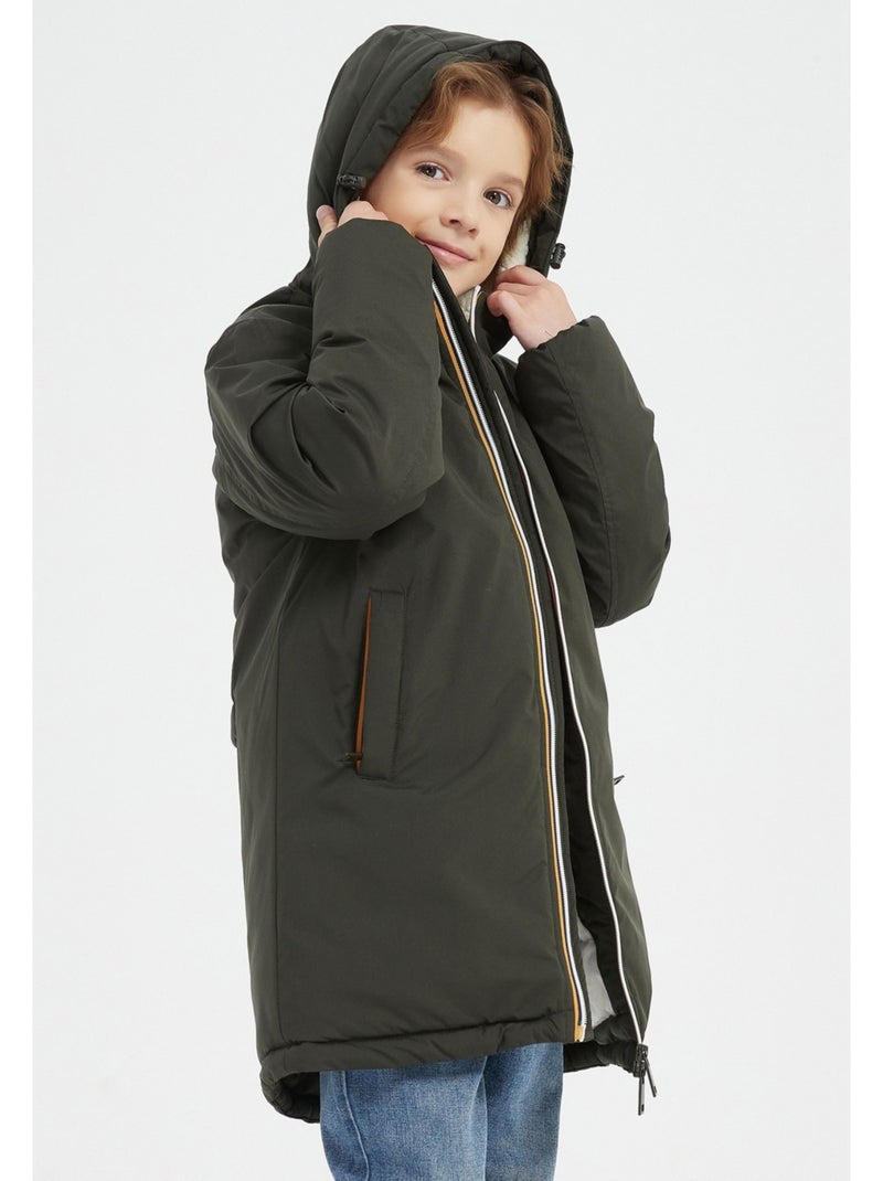 Chaqueta de pluma kebello Caqui - Kiabi