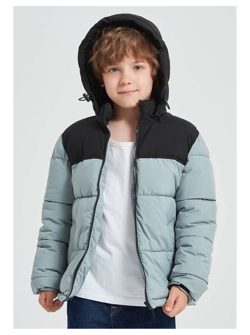 Chaqueta de pluma Kebello Gris - Kiabi