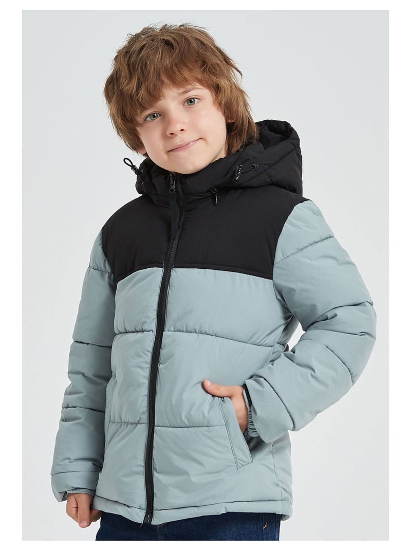 Chaqueta de pluma Kebello Gris - Kiabi