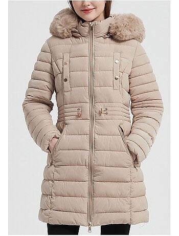 Chaqueta de plumón de longitud media Kebello