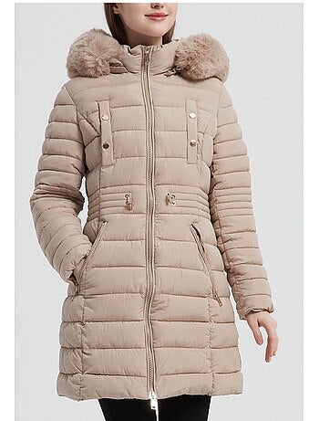 Chaqueta de plumón de longitud media Kebello