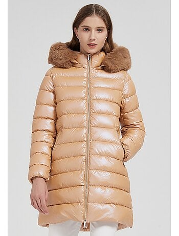 Chaqueta de plumón de longitud media kebello