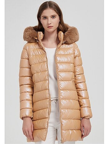 Chaqueta de plumón de longitud media kebello
