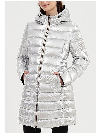 Chaqueta de plumón de longitud media Kebello