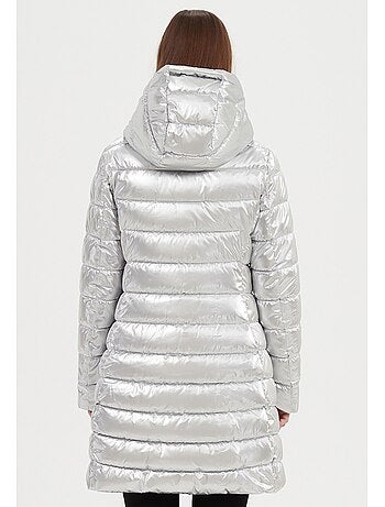 Chaqueta de plumón de longitud media Kebello