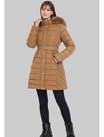 Chaqueta de plumón de longitud media Kebello