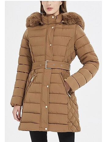 Chaqueta de plumón de longitud media Kebello