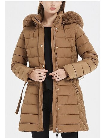 Chaqueta de plumón de longitud media Kebello