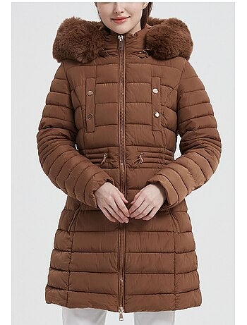 Chaqueta de plumón de longitud media Kebello