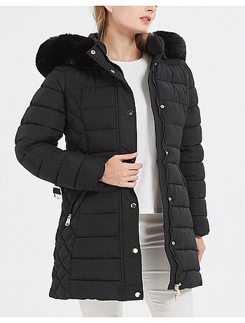 Chaqueta de plumón de longitud media Kebello