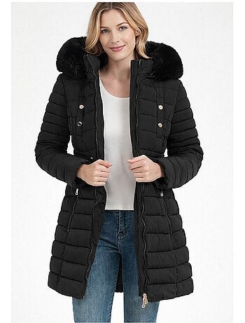 Chaqueta de plumón de longitud media Kebello