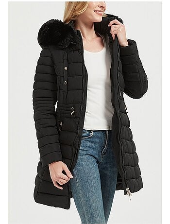 Chaqueta de plumón de longitud media Kebello