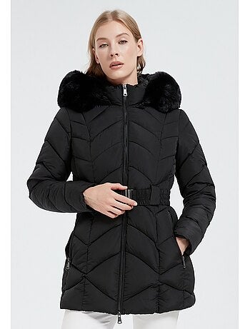 Chaqueta de plumón de longitud media kebello