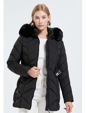 Chaqueta de plumón de longitud media kebello
