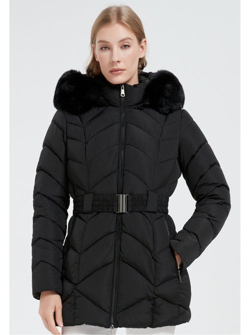 Chaqueta de plumón de longitud media kebello - Kiabi