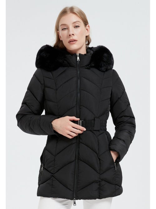Chaqueta de plumón de longitud media kebello - Kiabi